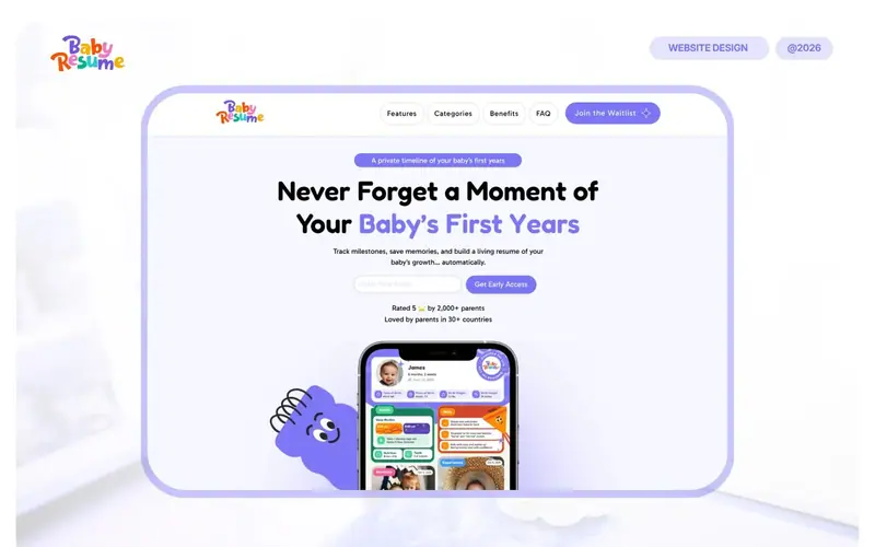 BabyResume project